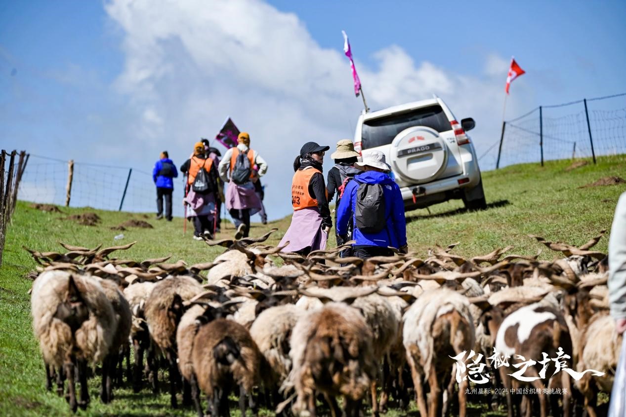 風雨同征途,九州星際·2025中國紡織精英挑戰賽徒步桑科草原!